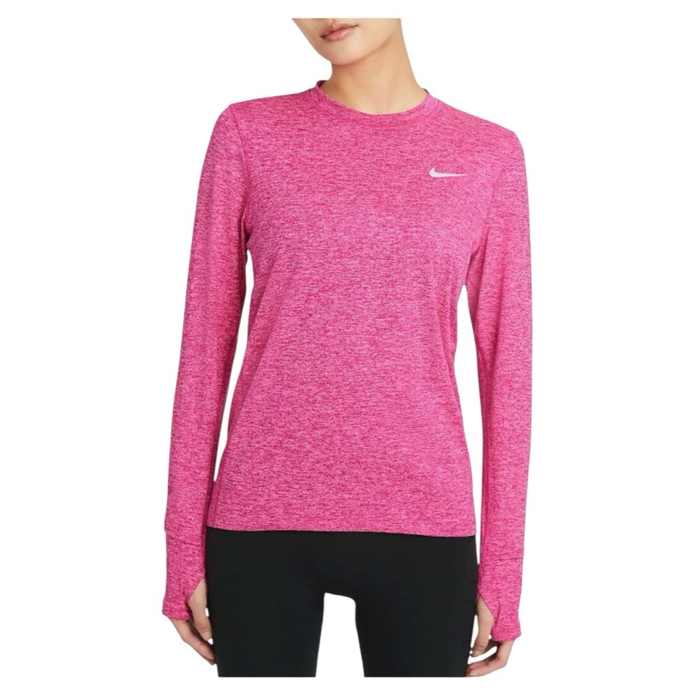 Nike Women's Vibrant Pink Long Sleeve Tee